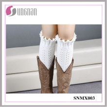 2015 Winter Warm Bud-Shaped Leg Warmers Knitting Wool Sleeves Socks